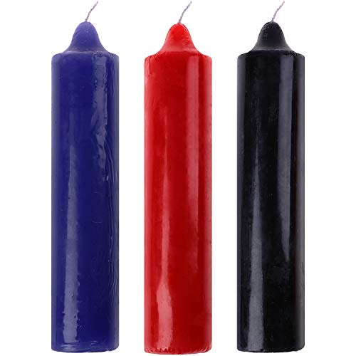 LOCOLO Low Temperature Candles, Romantic Candles for Wedding Home Decor or Couples (3PCS)