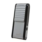 Scorch Torch Everest Double Jet Flame Butane Torch Cigarette Cigar Lighter w/Punch Cutter Tool (Silver/Black)