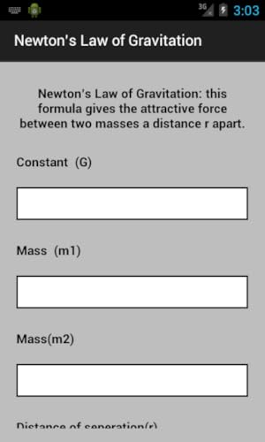 Newton’s Law of Gravitation