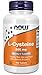 Now Foods, L-Cystein, 500mg, 100 Compresse, Aminoacido, Testato in Laboratorio, Senza Glutine, Senza Soia, non OGM