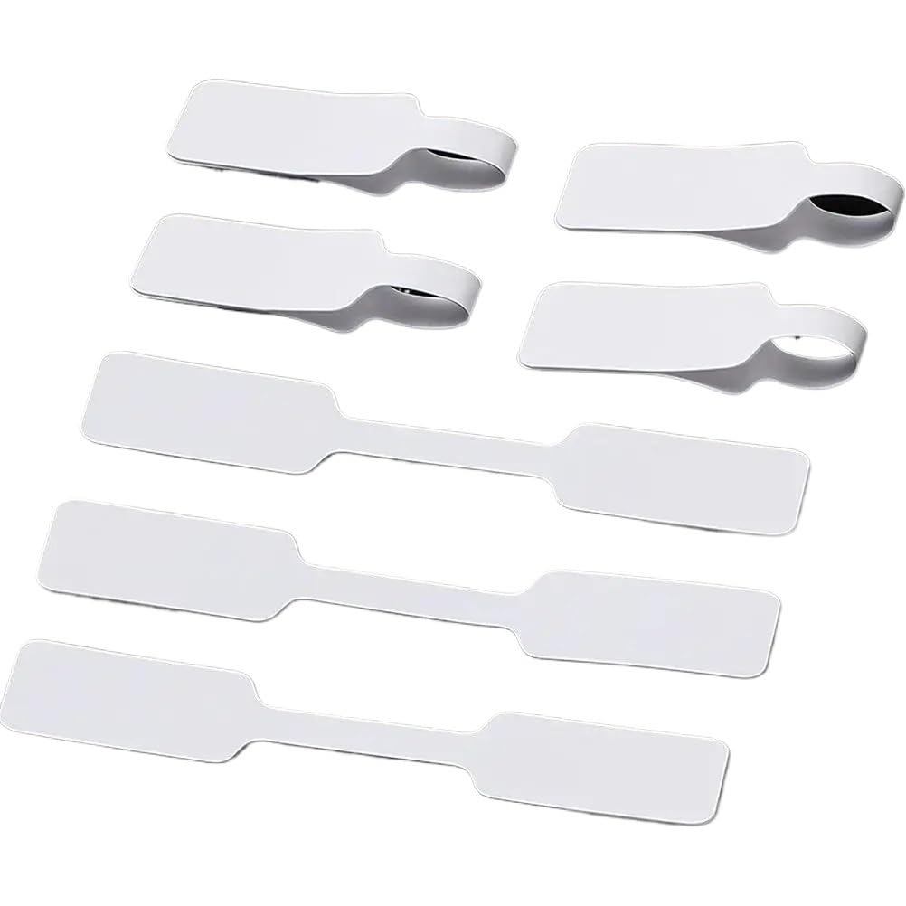 Price Tags - 1000 etiquetas autoadhesivas para cables, etiquetas de alambre para escribir, reutilizables, etiquetas de papel, etiquetas de escritura a mano