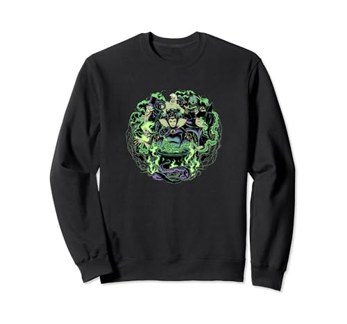 Sweatshirt Disney Villains à motif chaudron magique en textile premium haute densité