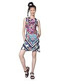  Desigual Damen Dress Sleeveless Nika Woman Blue Kleid, Blau (Marino 5001), Medium