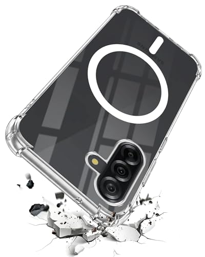 Image of Jkobi Shockproof Crystal-Clear Back Cover for Samsung Galaxy A36 5G (Magsafe Wireless Support | Drop & Camera Protection | Hard Polycarbonate)