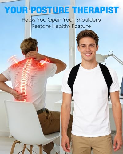 Posture Corrector - Adjustable Back Straightener - Relieve Shoulder, Neck & Back Pain, S(28-37inch) 1PCS - Image 3