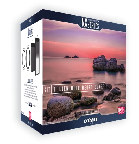 COKIN NX-Series Golden Hour Kit inc. 100mm Filter-Holder + Wallet + NUANCES Extreme ND64 in frame + GND8 Soft in frame + ø72/77/82mm Adapter ring + accessories