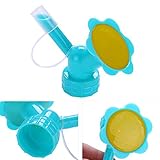 regadera de botella reciclada 2 Modos de riego, es conveniente controlar la cantidad de agua, Puede satisfacer sus diferentes necesidades.