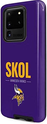 Skinit Pro Phone Case Compatible with Galaxy S20 Ultra 5G - Officially Licensed NFL Minnesota Vikings Team Motto Design