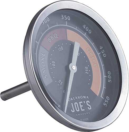 Oklahoma Joe's 3-Inch Smoker Temperature Gauge , Silver - 3695528R06