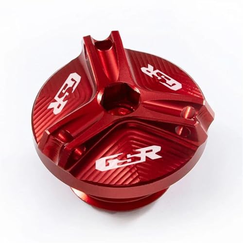Tapa de combustible y llenado de aceite Suzuki GSR750 GSR600 rojo