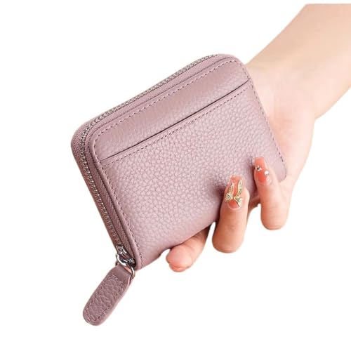 Wallet Genuine Leather Zipper Purse Bag Large Capacity Clutch Wallets