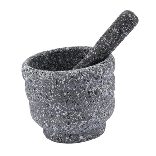 Beatifufu Mortero de Cocina de Alimenticio Seguro y Ligero Machacador y Triturador de para Uso Doméstico Ergonomía para Cocina y Especias