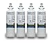 Kenmore 46-9690, 9690, WSL-3, LG: LT700P, ADQ36006101 Compatible Water Filter Replacement (4 Pack) by Bristi