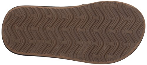 Quiksilver Boys Youth Monkey Wrench Flip Flop (Little Kid/Big Kid) Sandal, Tan - Solid, 4 Big Kid Us #TOP3