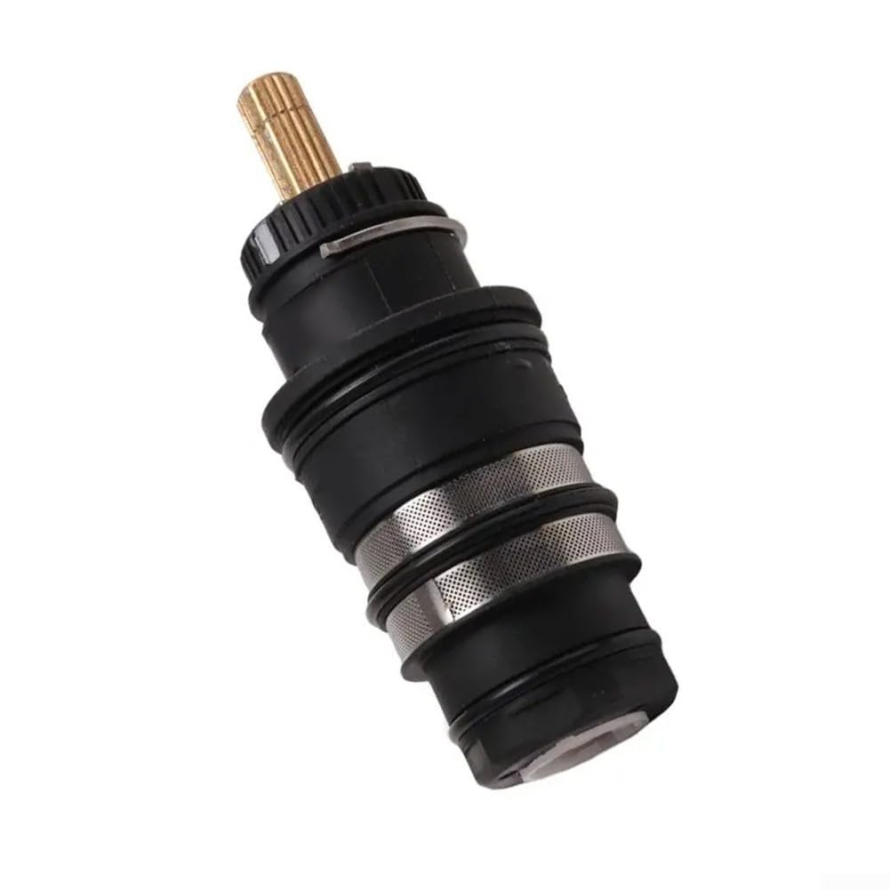 Cartuccia doccia termostatica in ottone, nucleo termostatico per valvola doccia, per 98282000, cartuccia di miscelazione in ottone con design a prova di perdite, struttura in plastica e metallo per la