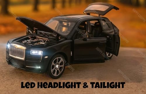 Image of Die-Cast Car Model 1:32 Scale Cullinun | Alloy Metal Car with Openable Doors, Hood & Trunk | LED Headlight & Taillight with Sound | Pull Back & Go Toy for Collectors & Kids