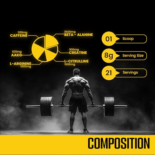 Image of SuperCharge Gold Pre Workout (21 Servings, Watermelon) | Pre Workout Supplements for Men | Supports Strenght, Stamina, Endurance, Energy, Blast Pump - 170 g