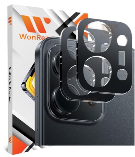 Image of Pack 1- Back Camera Glass Protector for Redmi 15C 5G [3D Premium] Camera Glass Protector (Black)