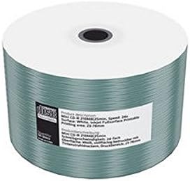 50 MediaRange Mini 8cm CD-R 200 MB 22 min 24 x Inkjet Fullsurface Printable Shrink MR257