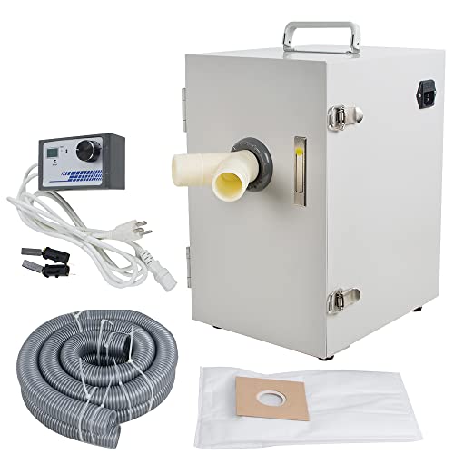 Yuland 110V 500W Dental Lab Grinding Vacuum Cleaner Double Impeller Digital Dust Collector For Laboratory #TOP4