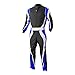 K1 Race Gear Speed 1 CIK/FIA Level 2 Approved Kart Racing Suit (Blue/White/Black, Medium) (10-SP1-B-M)