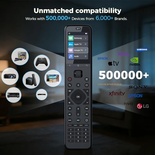 Image of SofaBaton U3 Universal Remote Control,Scroll Wheel, Air Mouse,Bluetooth Multipoint,Smart Remote All in One with Customize Button, Works with IR /Bluetooth /RF Devices,Voice Control with Google Assistant