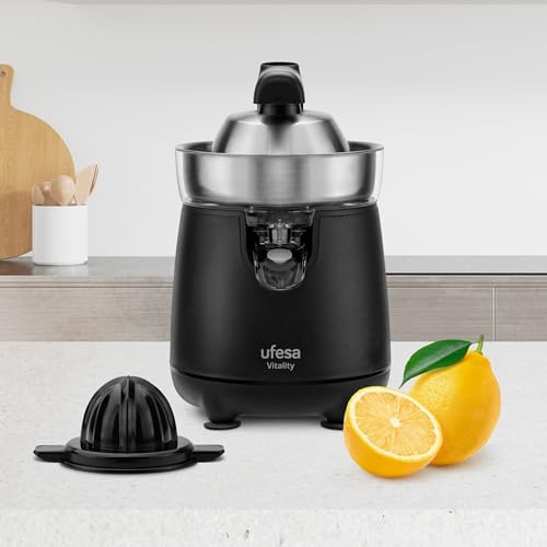 Exprimidor eléctrico Ufesa Vitality de 120W con brazo para zumo natural diario sin esfuerzo 6