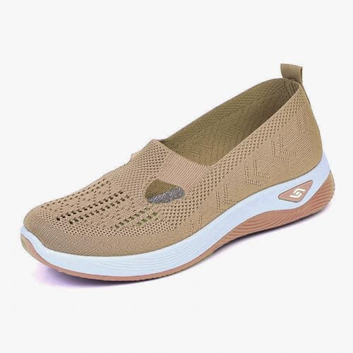 Zapatillas Deportivas femininas Tela Malla antiderrapante hueca Suela correr Zapatillas Deportivas S