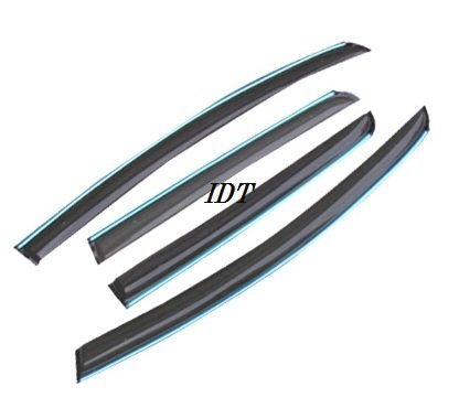 ミニウエス付 ホンダ RU ヴェゼル 適合 メッキモール ドアバイザー ハイブリットX L Z G X S