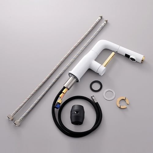 Grifo de baño extraíble ideal para lavar el cabello y limpiar el lavabo cómodamente 7