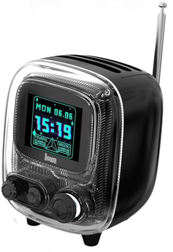 Amazon | Divoom Tiivoo II RetroTV Speaker Bluetoothワイヤレス PC