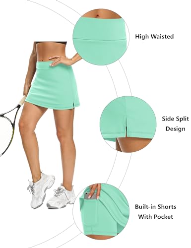 Image of LouKeith Tennis Skirts for Women Golf Athletic Activewear Skorts Mini Summer Workout Running Shorts with Pockets