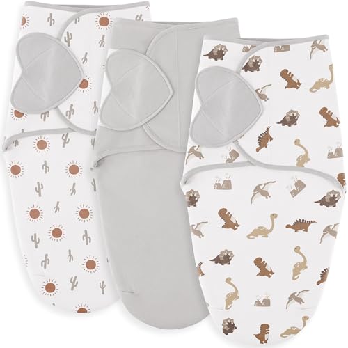 Susurration 3-Pack Swaddle Schlafsack Baby - 100% Baumwolle Baby...
