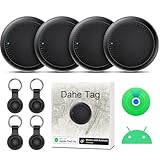 Air Tracker Tags-4 Pack Android or iOS, Apple & Android Tracker Tags, Bluetooth Tracker Smart Tag Works with Google'S Find Hub and Apple Find My App, Key Locator Wallet Finder with Sound