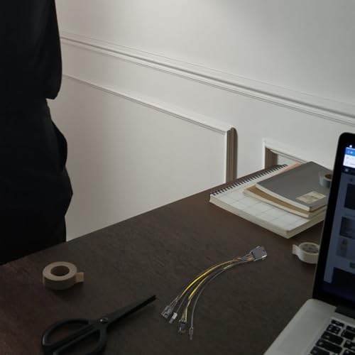 Cable de alimentación Uonlytech con conectores hembra de alta durabilidad interna 6