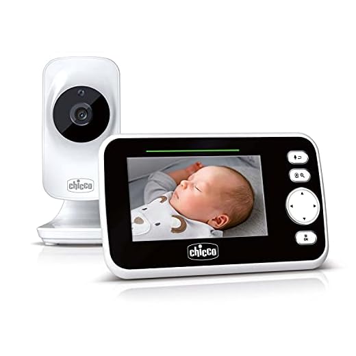 Chicco Baby Monitor Video Deluxe, Videocamera Per Bambini