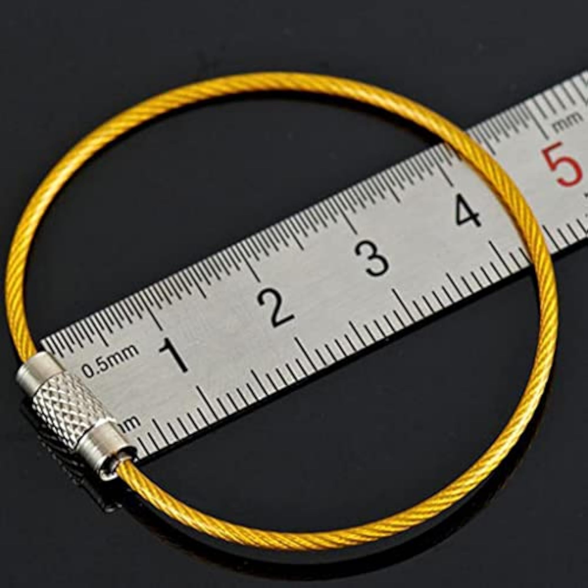 Cable Wire Loop Luggage Tag Loops