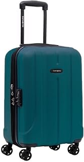 Mala De Bordo 10Kg Viagem Pequena ABS Rígida Expansíva Cadeado TSA Fiero Azul Rodinhas Duplas Giro 360° ANAC Samsonite