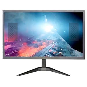 Monitor HD de 19 pulgadas (1440 x 900) con altavoz, frecuencia de actualización de 75 Hz, 1 HDMI x1, monitor pequeño y delgado para portátiles, computadoras y computadoras de escritorio, pantalla LED, conexión VGA/HDMI. VESA: 2.953 x 2.953 in