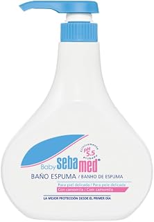 Sebamed Baby Baño Espuma sin Jabón, Cuidado Diario para la Piel Sensible del Bebé, Higiene Diaria