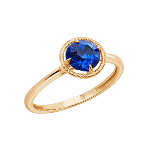Amazon Essentials 10k Gold Imported Infinite Elements Crystal September Birthstone Ring, Size 6 (previously Amazon Collection)