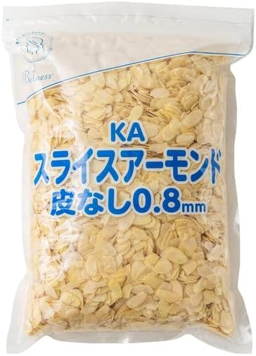 （04:30時点） 【冷蔵】ＫＡスライスアーモンド（皮なし0.8mm）1kg×2袋 業務用 製菓製パン材料