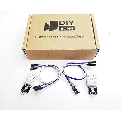 DHT22 Temperature and Humidity Sensor Module for Arduino ESP32 Raspberry Pi, 2 Pieces