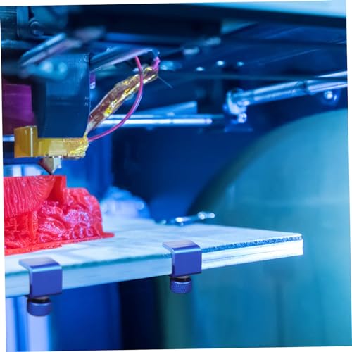 Mobestech 12 Peças Braçadeira Impressora Impressoras Clipes Cama Quente Para Impressora Clipes Supor