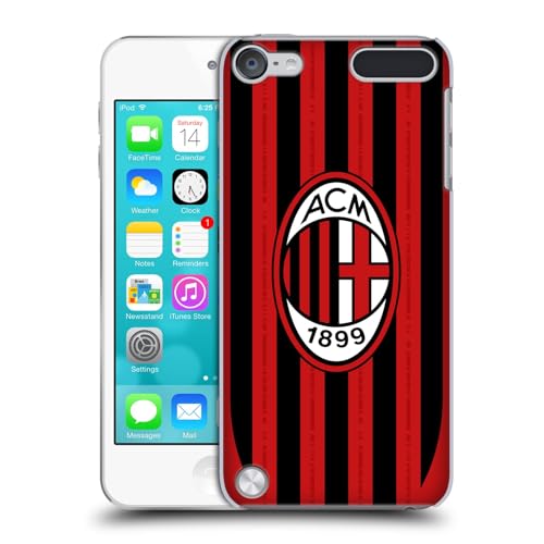Head Case Designs Officially Licensed AC Milan Home 2024/25 Crest Kit Hard Back Case Compatible with Apple iPod Touch 5G 5th Gen