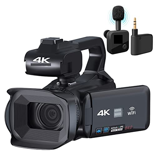 Flux webcam 4K avec zoom 18X et microphone externe haute précision