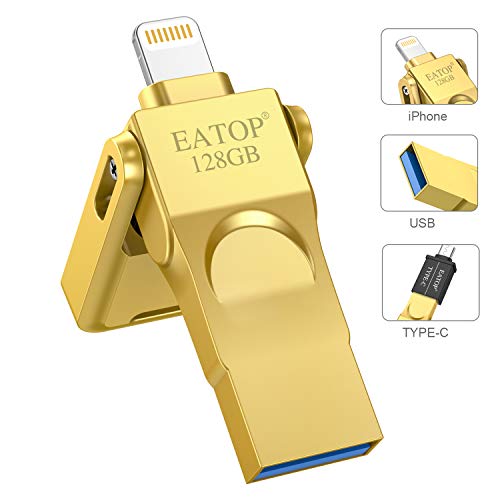 iPhone Flash Drives 128GB iPhone Photo Stick, EATOP iPhone USB 3.0 Memory Photo