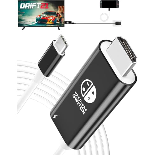 Switch ドック 純正直接に TV 出力 Hdmi Type-C スイッチ 4K&1080解像度/HDMI変換/ PD100w充電/直接にTV出力多機能 アダプター小型 遅延なし Switch/Switch OLED/スイッチ/ノートパソコン/タブレット/スマートフォンなどに対応 旅行 出張 持ち運び便利(2M)