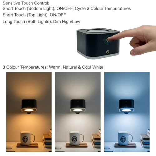 Lampe de bureau USB-C portable et modulable pour une chambre moderne - 2