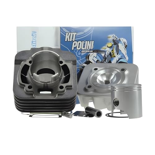 Kit cylindre POLINI Sport 70 cc pour filetage (Long) Piaggio, DIESIS, Fly, Free, Liberty, NRG mc2, MC3, S,, Storm, TPH, Zip Base SSL Sfera, Vespa, Et2, LX,...